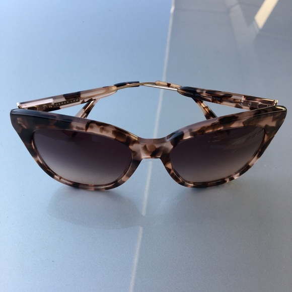 Derek Lam rose tortoise Lenon Sunglasses - Picture 5 of 5
